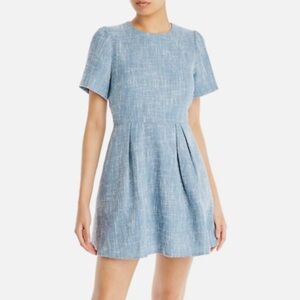 Aqua Mini Fit & Flare Dress